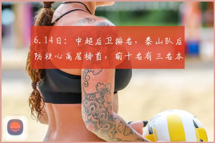 6.14日：中超后卫排名，泰山队后防核心高居榜首，前十名有三名本土年轻球员_身价_欧元_本菲卡
