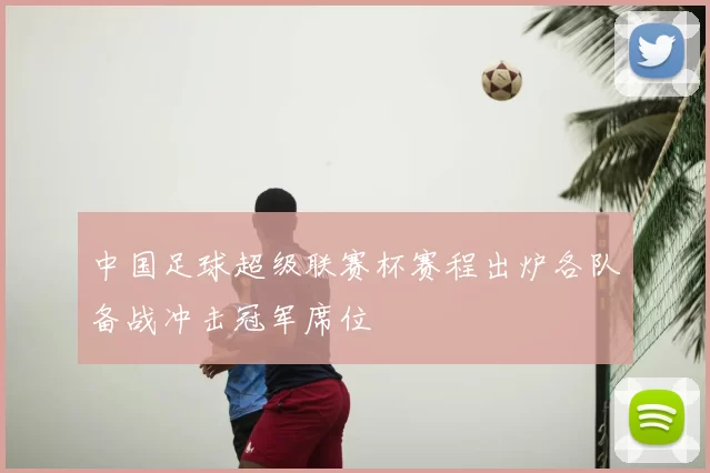 中国足球超级联赛杯赛程出炉各队备战冲击冠军席位